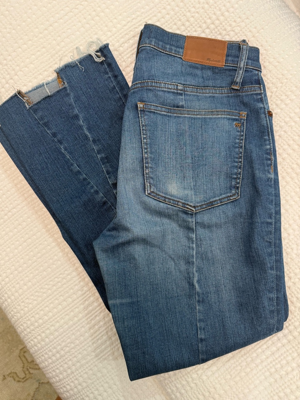Madewell Cali Demi-Boot Jeans in Medium Blue